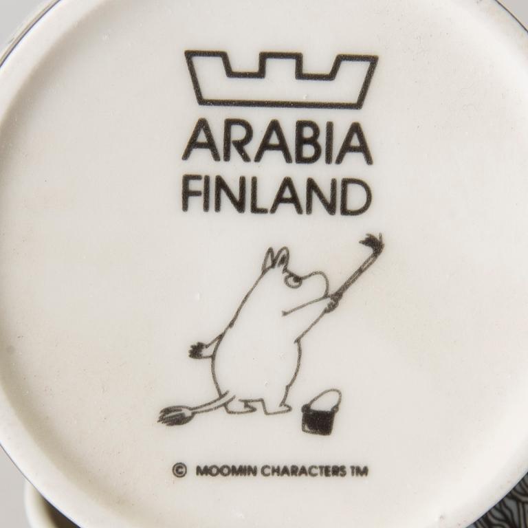 MUMIN SERVISDELAR, 19 delar, porslin, Moomin Characters, Arabia, Finland.