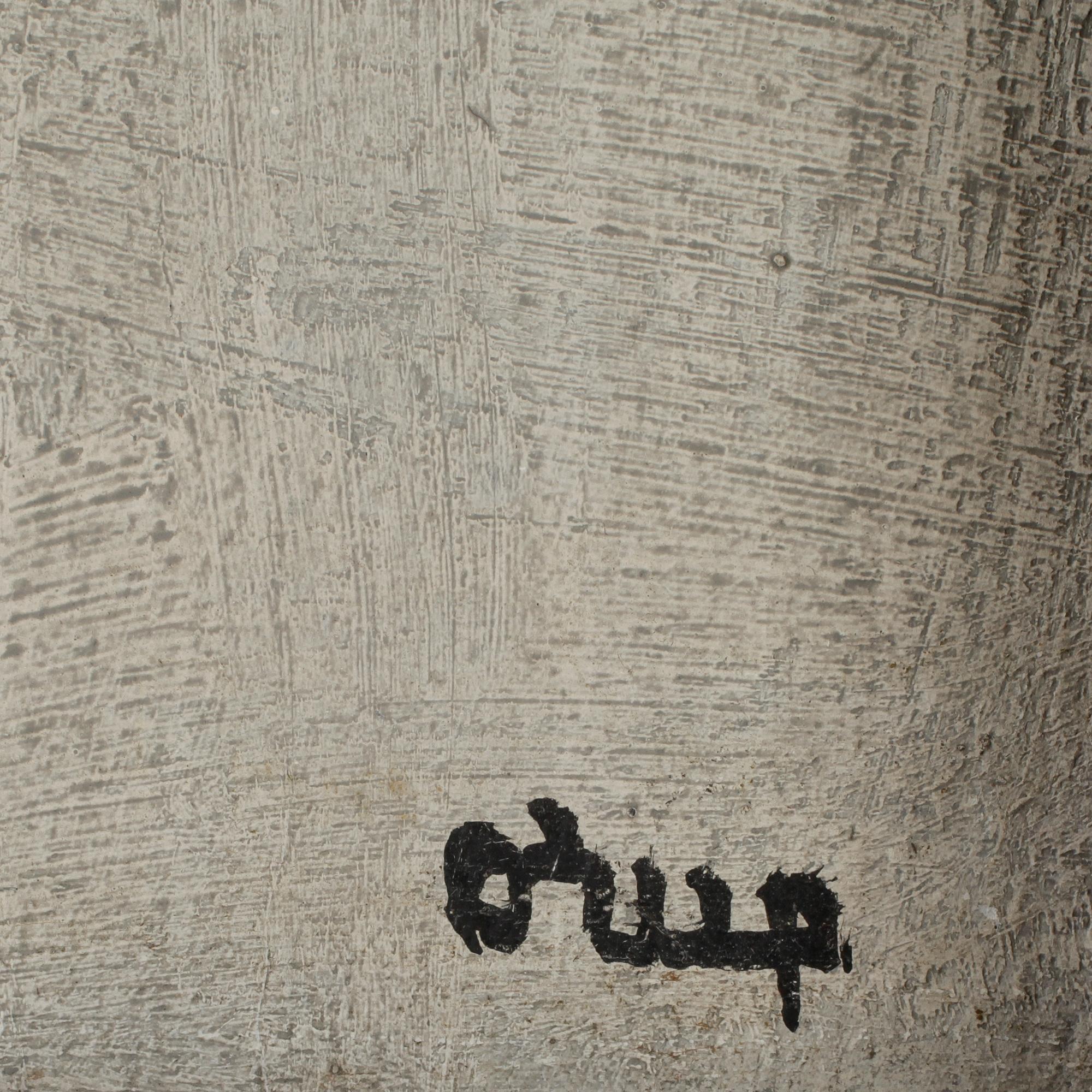 BENGT ORUP, blandteknik på duk, sign, dat a tergo 1962.