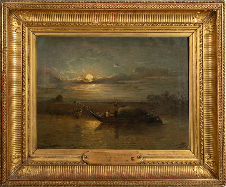 Jean Amédée Baudit, attributed to,  "Paysage Genevois".