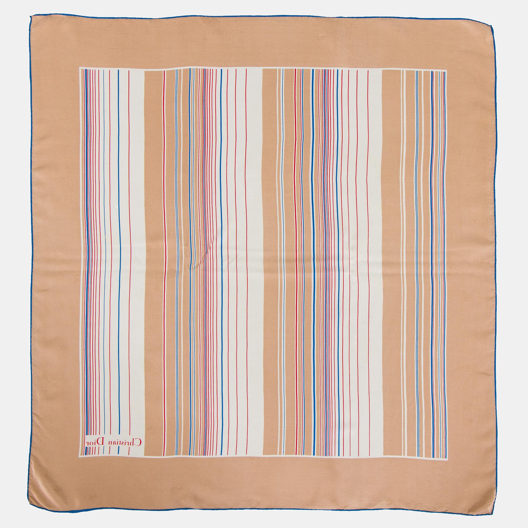 Christian Dior, a silk scarf.