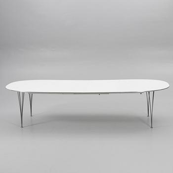 Bruno Mathsson, & Piet Hein, matbord, "Superelips", Fritz Hansen, Danmark, 1987.