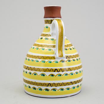 STIG LINDBERG, a faience vase, Gustavsberg 1940/50s.