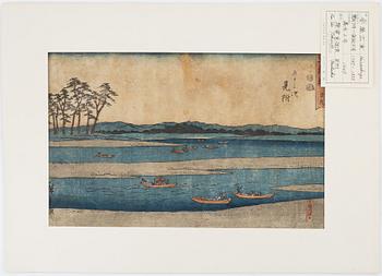 Ando Utagawa Hiroshige, färgträsnitt, Japan, 1849.