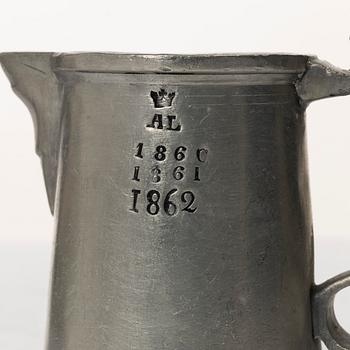 Measuring vessels/measures, 11 pcs. various masters. 19th century.