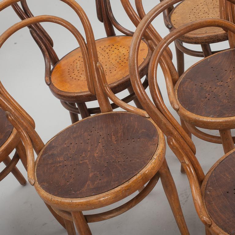 STOLAR, 6 st. Thonet. 1900-talets första hälft.