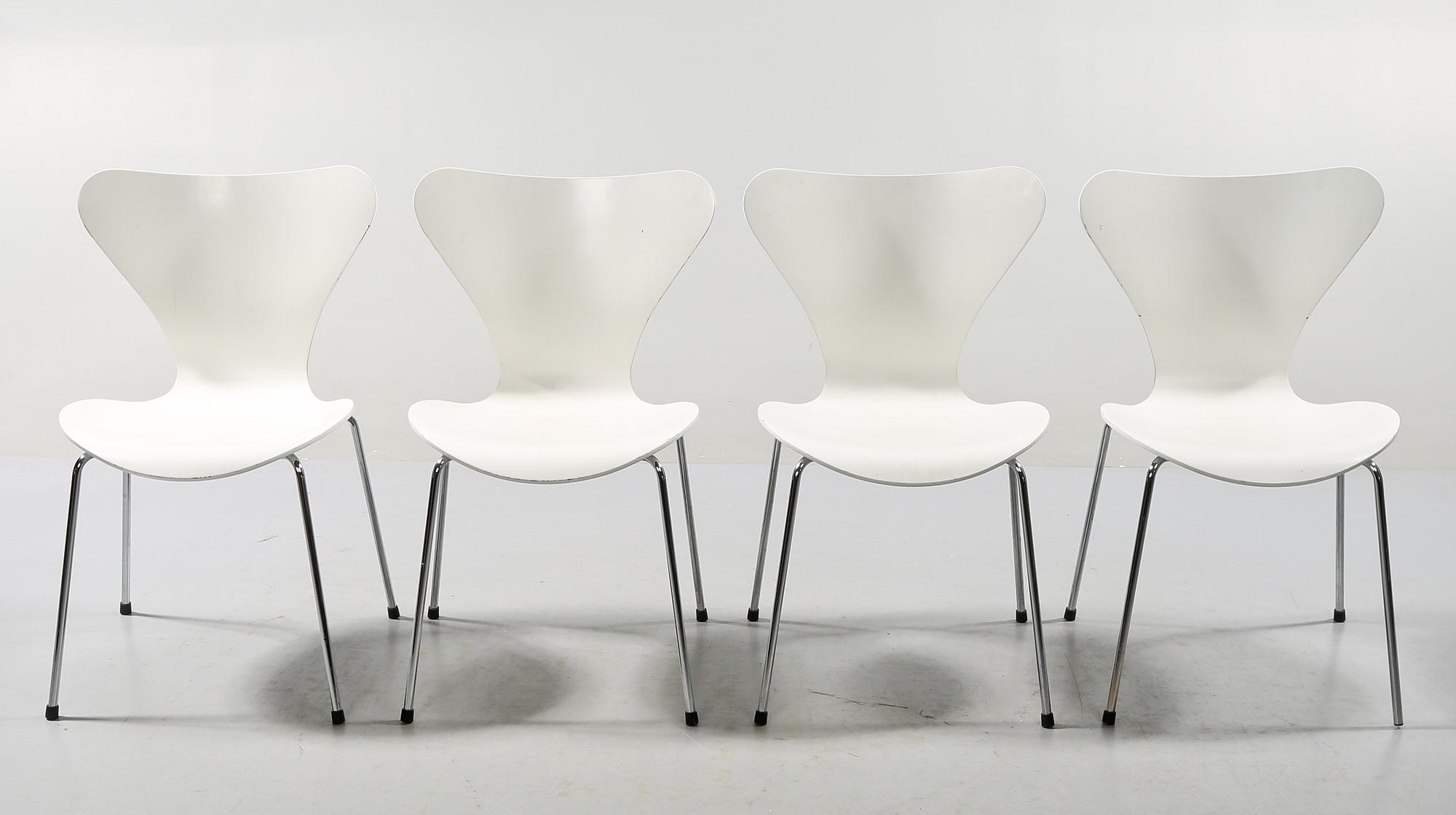 STOLAR, 4 st, "Sjuan", Arne Jacobsen, Fritz Hansen, 2001.
