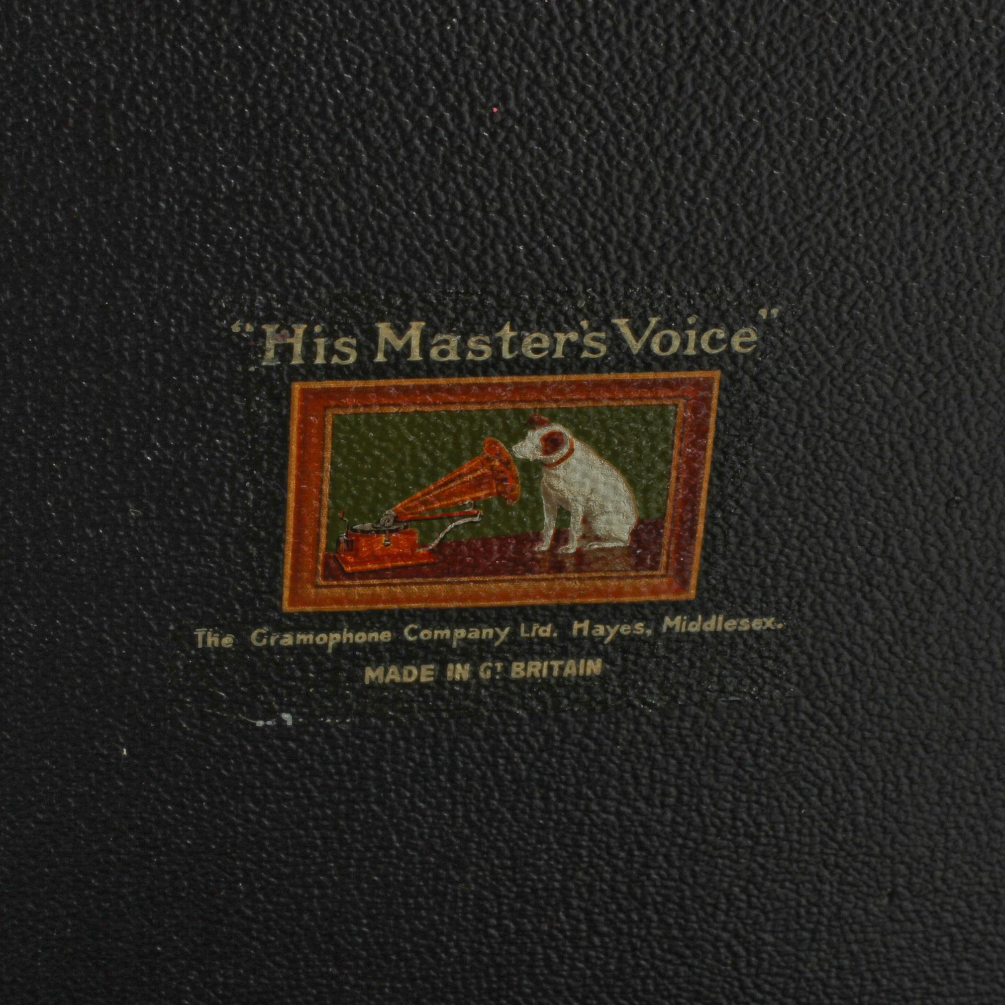 RESEGRAMMOFON, His Master's Voice, 1900-talets andra kvartal.