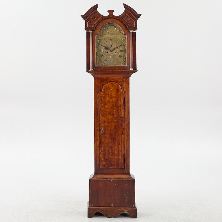 Longcase clock, circa 1800, signed Coleman & Co, Falkirk.