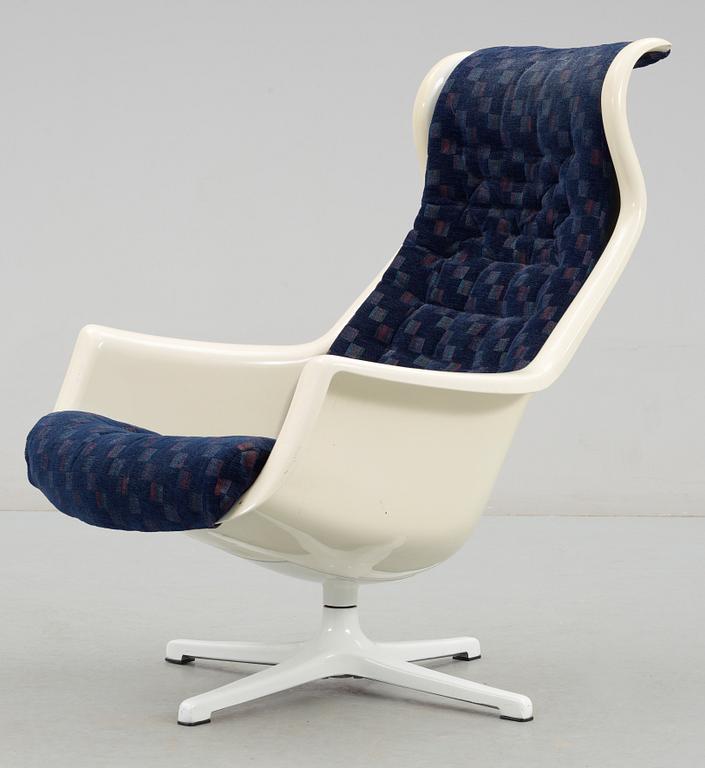 FÅTÖLJ, "Galaxy", Alf Svensson och Yngvar Sandström för Dux Möbler, Malmö. 1970-tal.