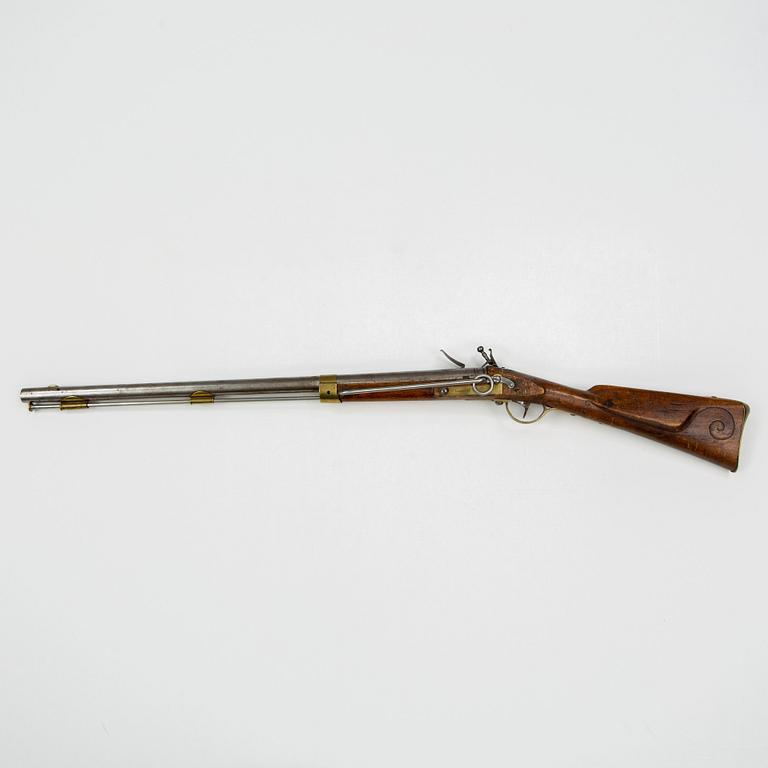 A Swedish flintlock carbine 1820 pattern.