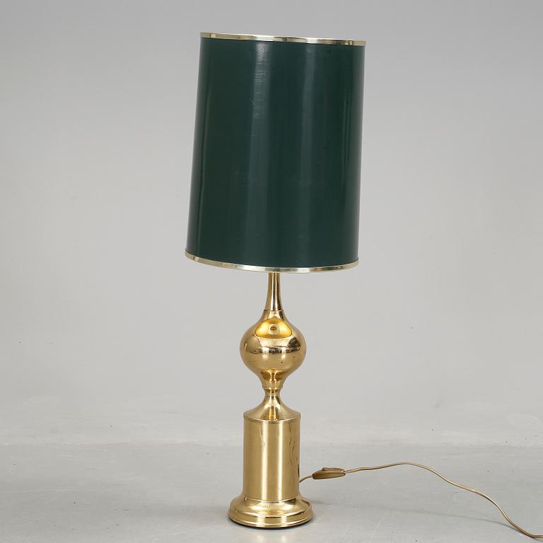 BORDSLAMPA, 1900-talets andra hälft.