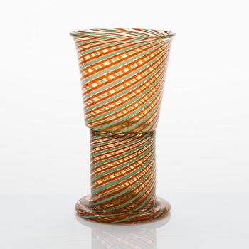 Kaj Franck, a goblet, signed Kaj Franck Nuutajärvi Notsjö.