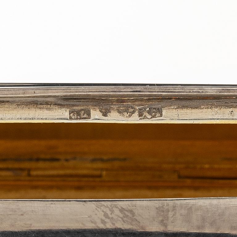 Silver, 5 pieces, Sweden 19th-20th century.