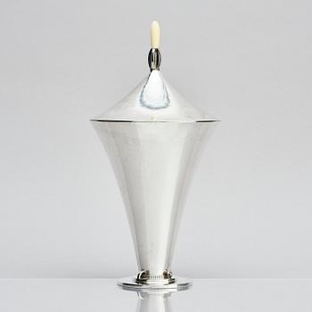 Wiwen Nilsson, a silver beaker with lid, Lund, Sweden 1927.