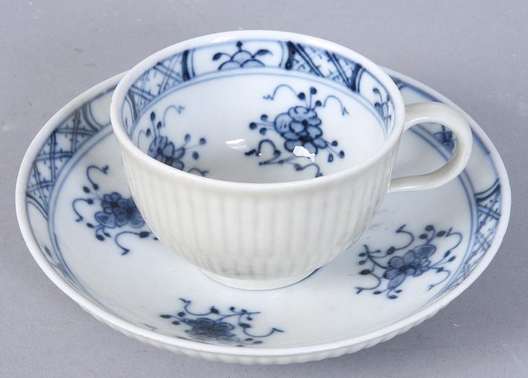 PARTI PORSLIN, sex delar, Meissen.