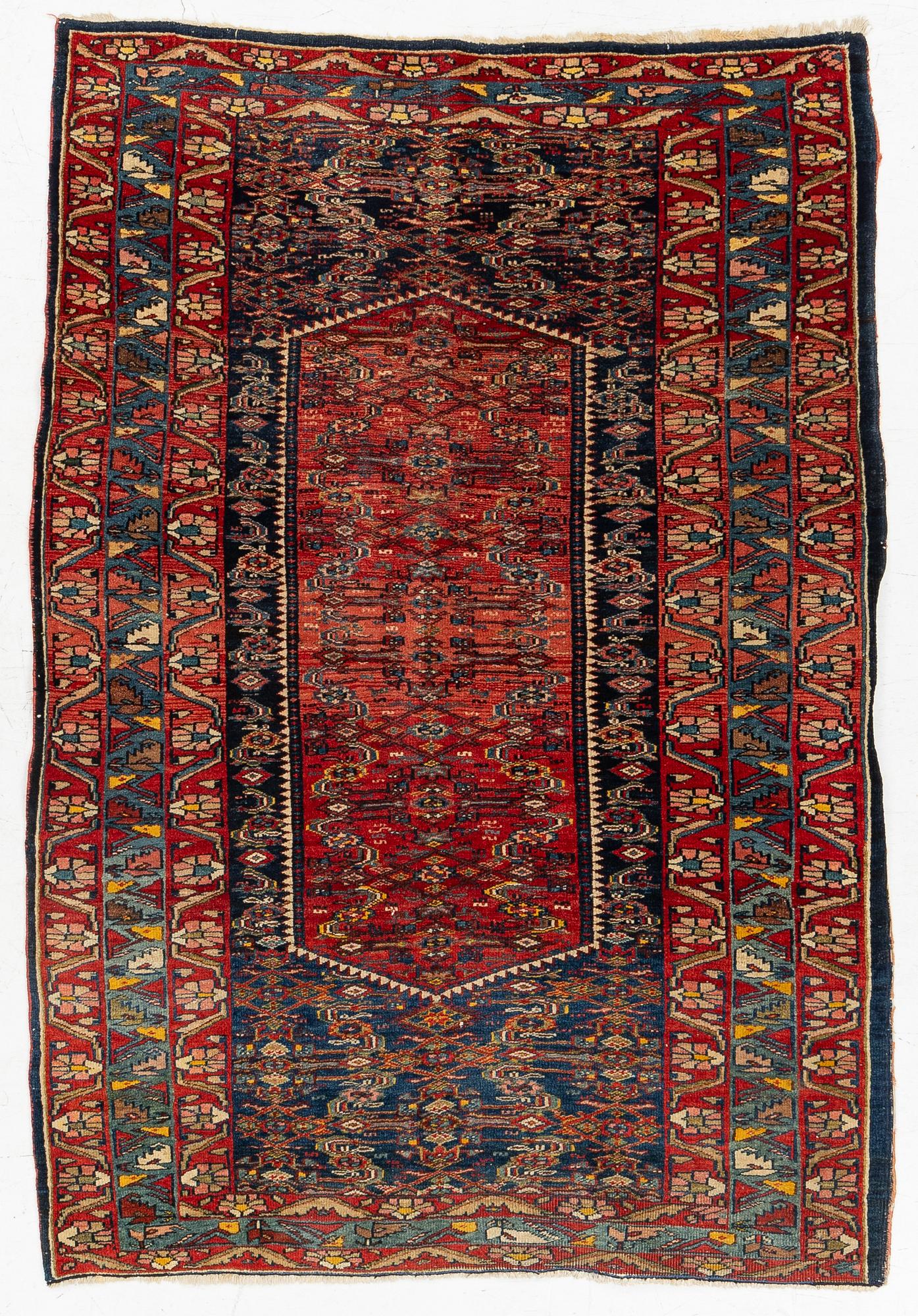 A Sarouk rug, west Persia, c. 197 x 128 cm.