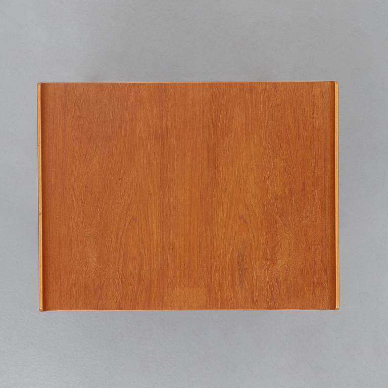 HANS J WEGNER, "Skalsæt", soffa, stol och bord, Fritz Hansen, Danmark 1950-tal.