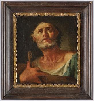 Giovanni Battista Pittoni, circle of, Peter with the keys to the kingdom of heaven.
