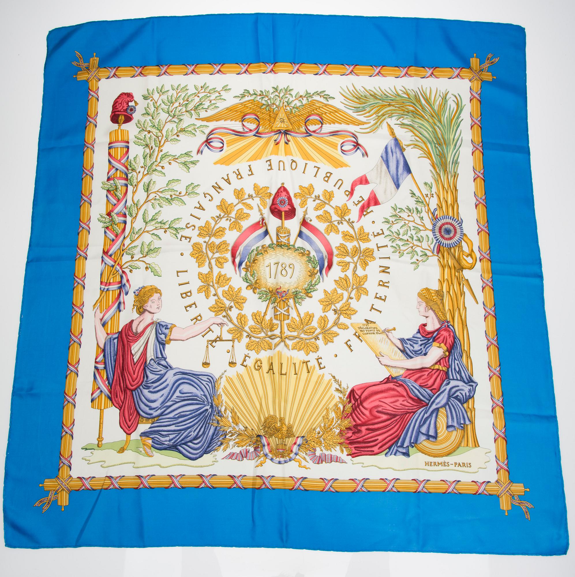 HUIVI, "Liberté, Egalité, Fraternité", Hermès.