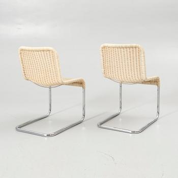 A. Lorenz, chairs, 8, Tecta, second half of the 20th century.