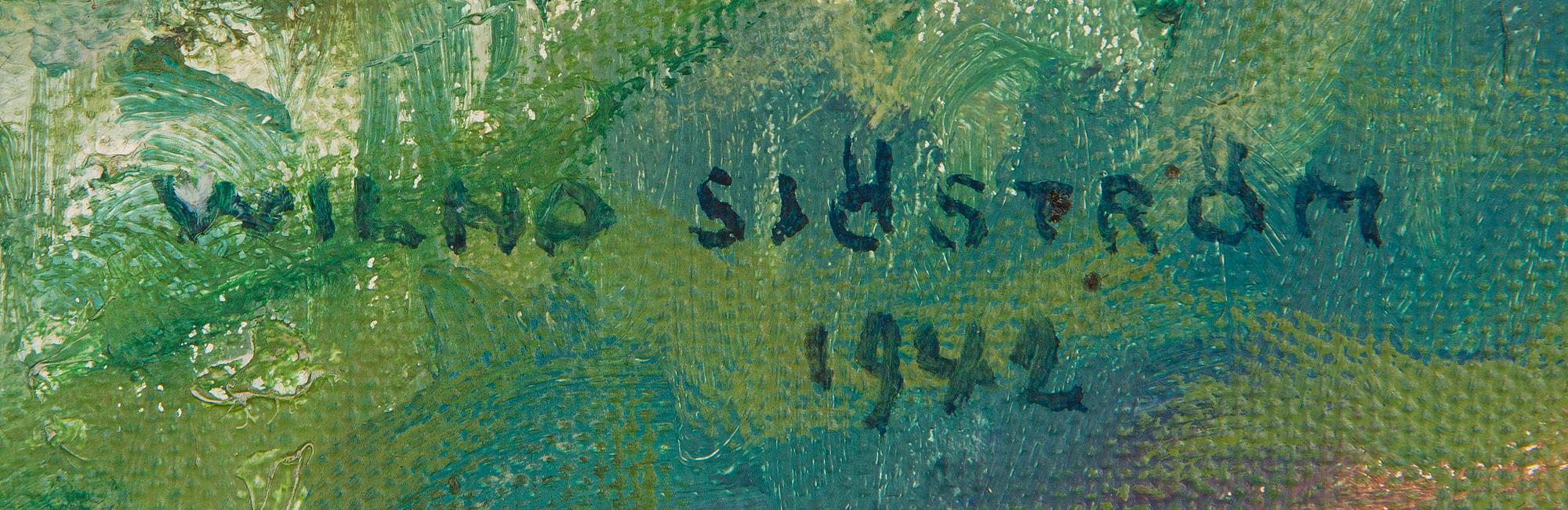 Wilho Sjöström, Lake view.