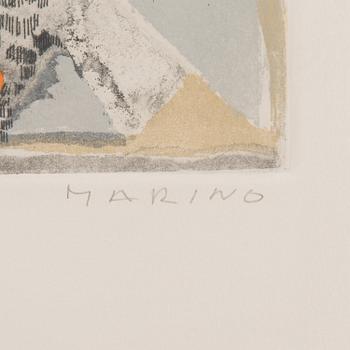 MARINO MARINI, färgetsning och akvatint, signerad och numrerad 23/75.