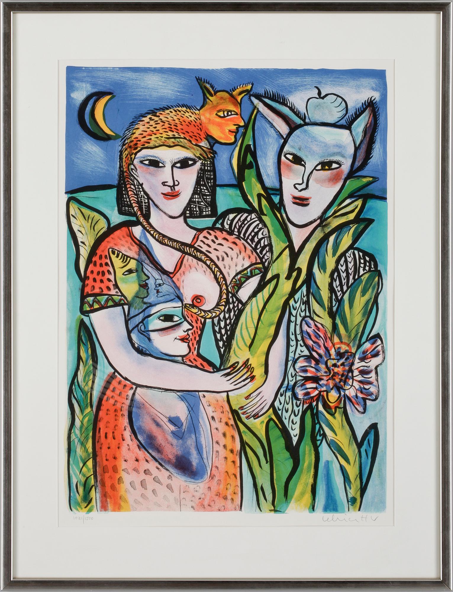 ULRIKA HYDMAN-VALLIEN, färglitografi, sign o numr 102/1500.