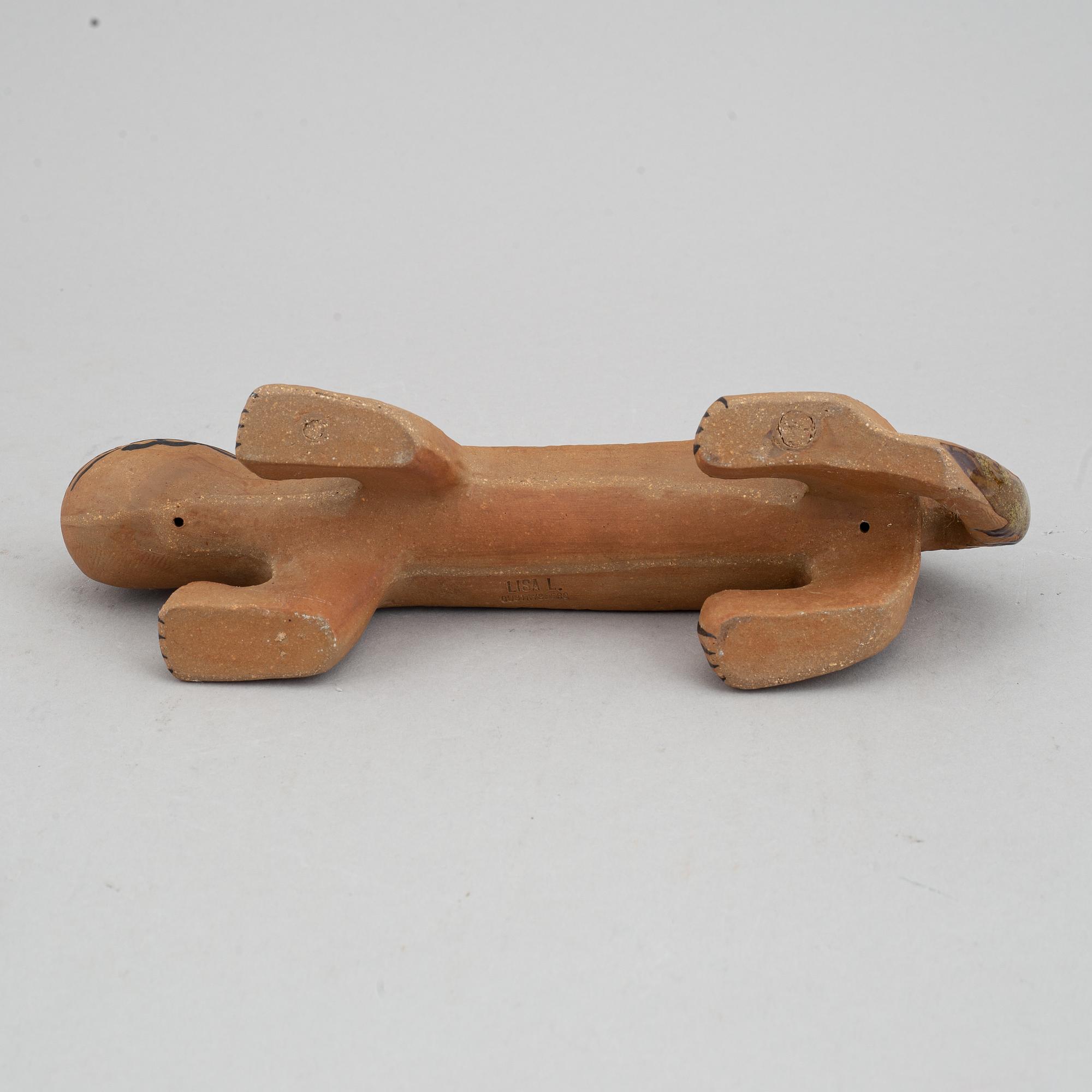 Lisa Larson, two stoneware figurines for Gustavsberg.