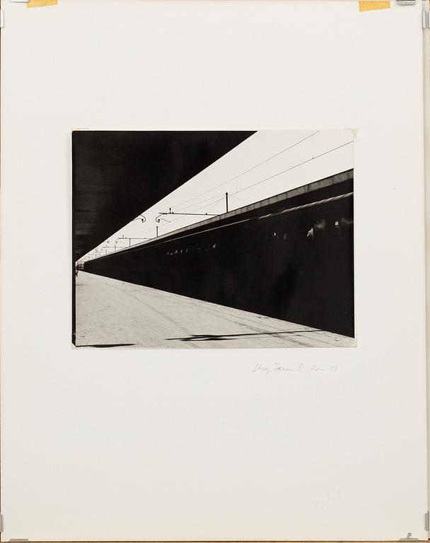 LENNART OLSON, photograph, 'Stazione Termini II Rom 1953', signed and dated.
