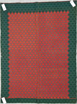 Vävnad, Skåne, 18/1900-tal. Ca 169 X 125 cm.