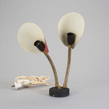 VÄGGLAMPA, 1900-talets mitt.