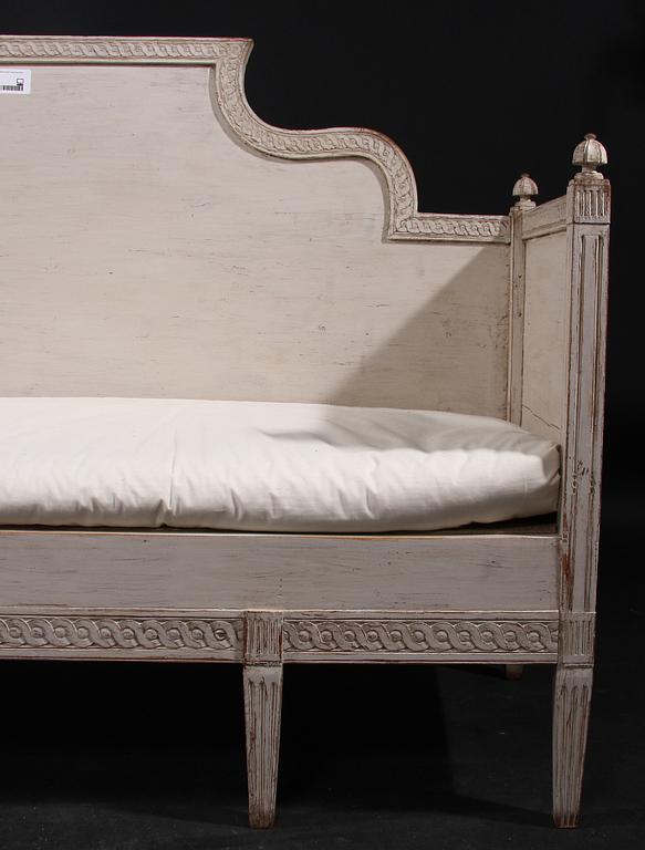 SOFFA, gustavianskt provinsarbete, 1800-talets början.
