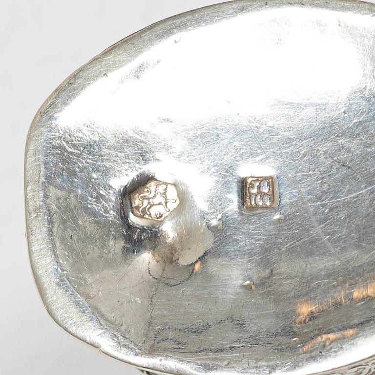 Dosor, 8 st, silver, Holland och England, mestadels 1800-tal.