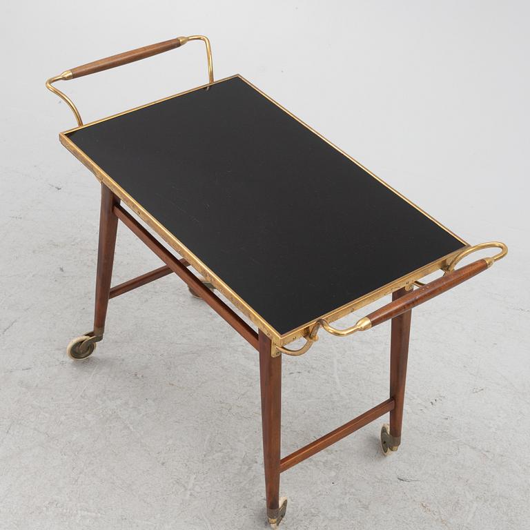 A Swedish Modern mid 20th Century serving trolley.