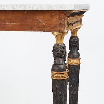 KONSOLBORD, Stockholmsarbete 1800-talets början, Sengustavianskt.