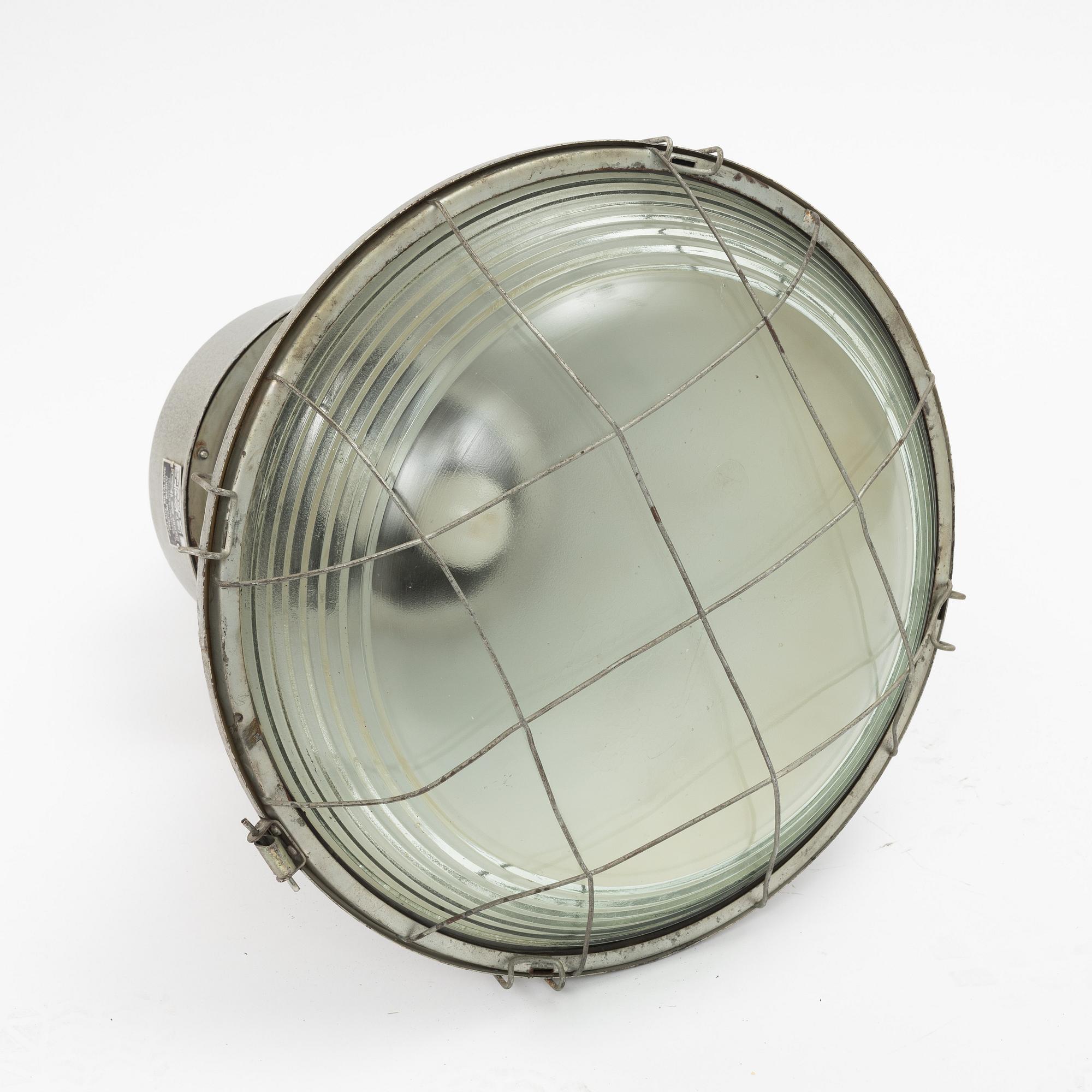Industrial lamp, Mesko, Poland, second half of the 20th century.