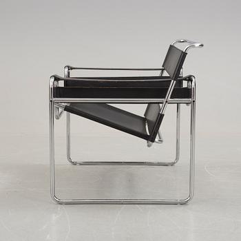 A "Wassily" chair by Marcel Breuer, Gavina, 1970s.