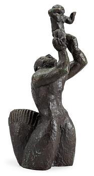 156. Carl Milles, Triton holding a child.