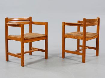 BORD SAMT STOLAR, 5 delar, Börje Mogensen, 1900-talets andra hälft.