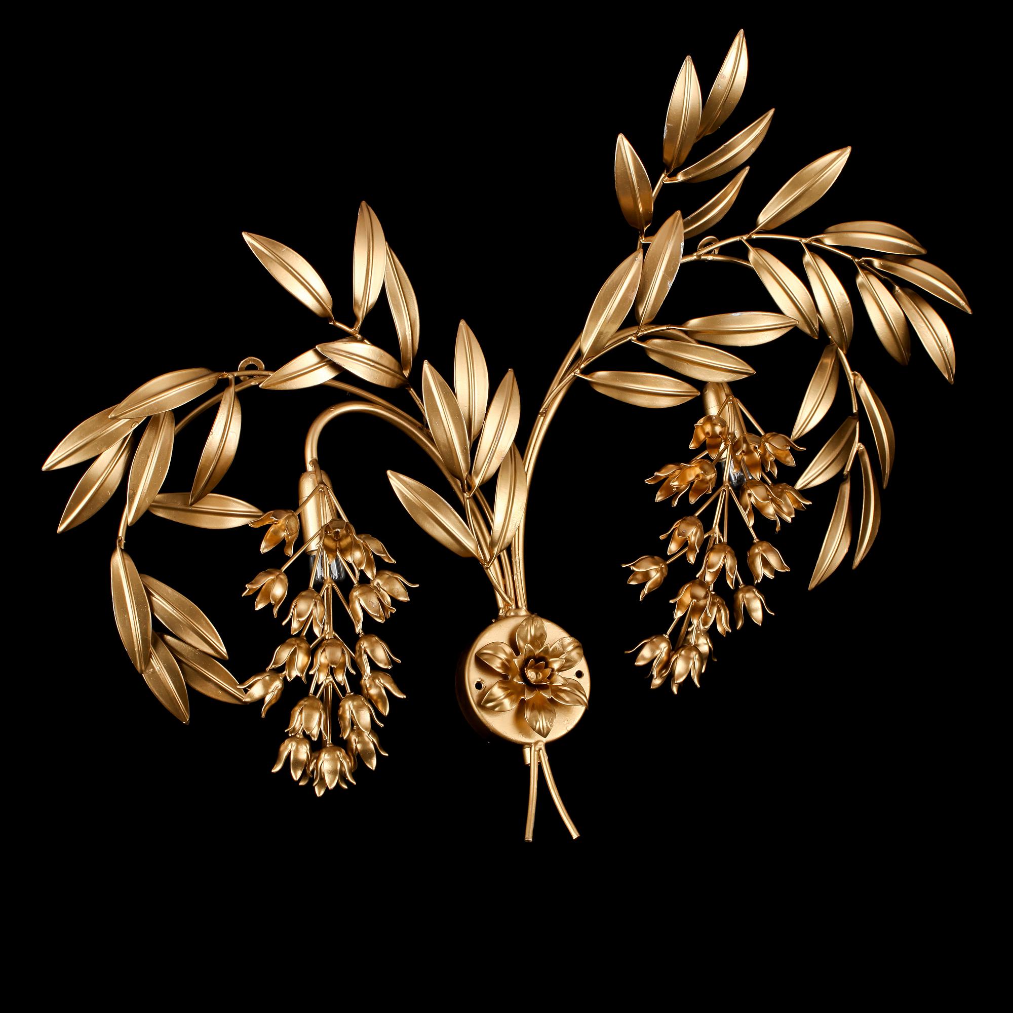 VÄGGLAMPA, troligen Italien, 1900-talets andra hälft.