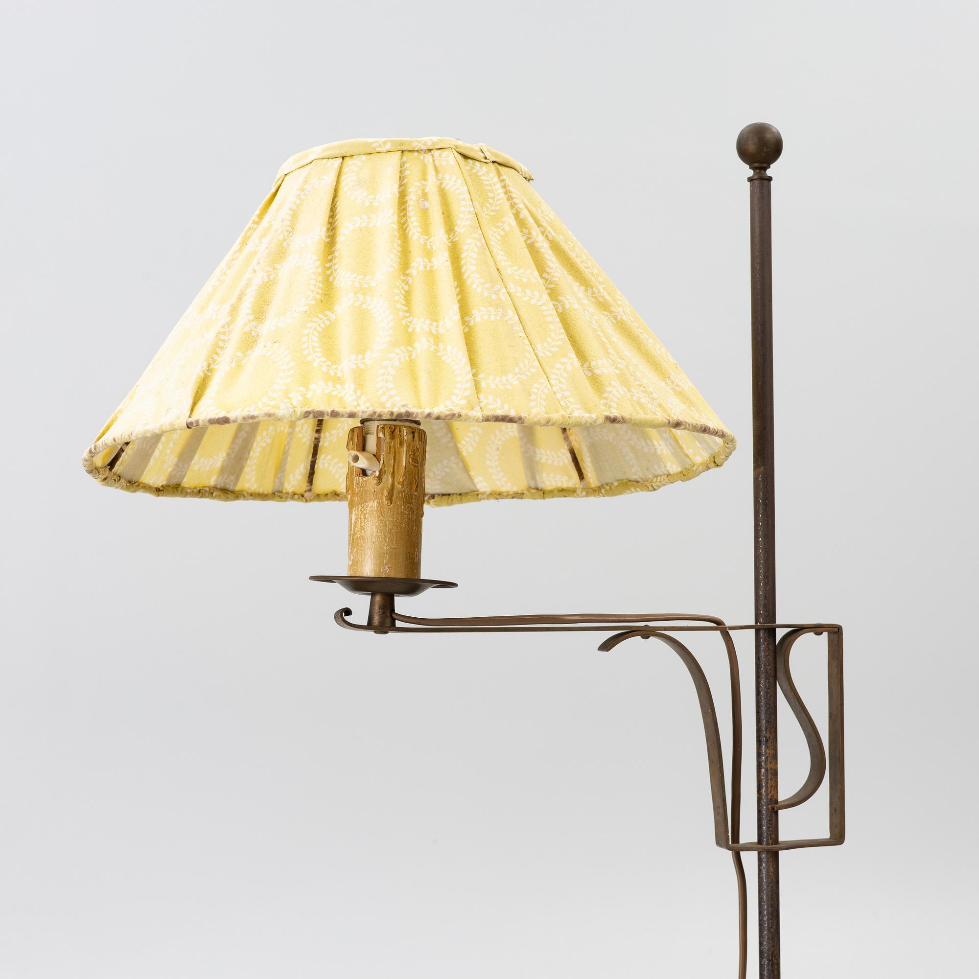A floor lamp, 1940s.