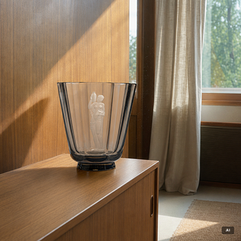 Vicke Lindstrand, a vase, Orrefors, 1937.