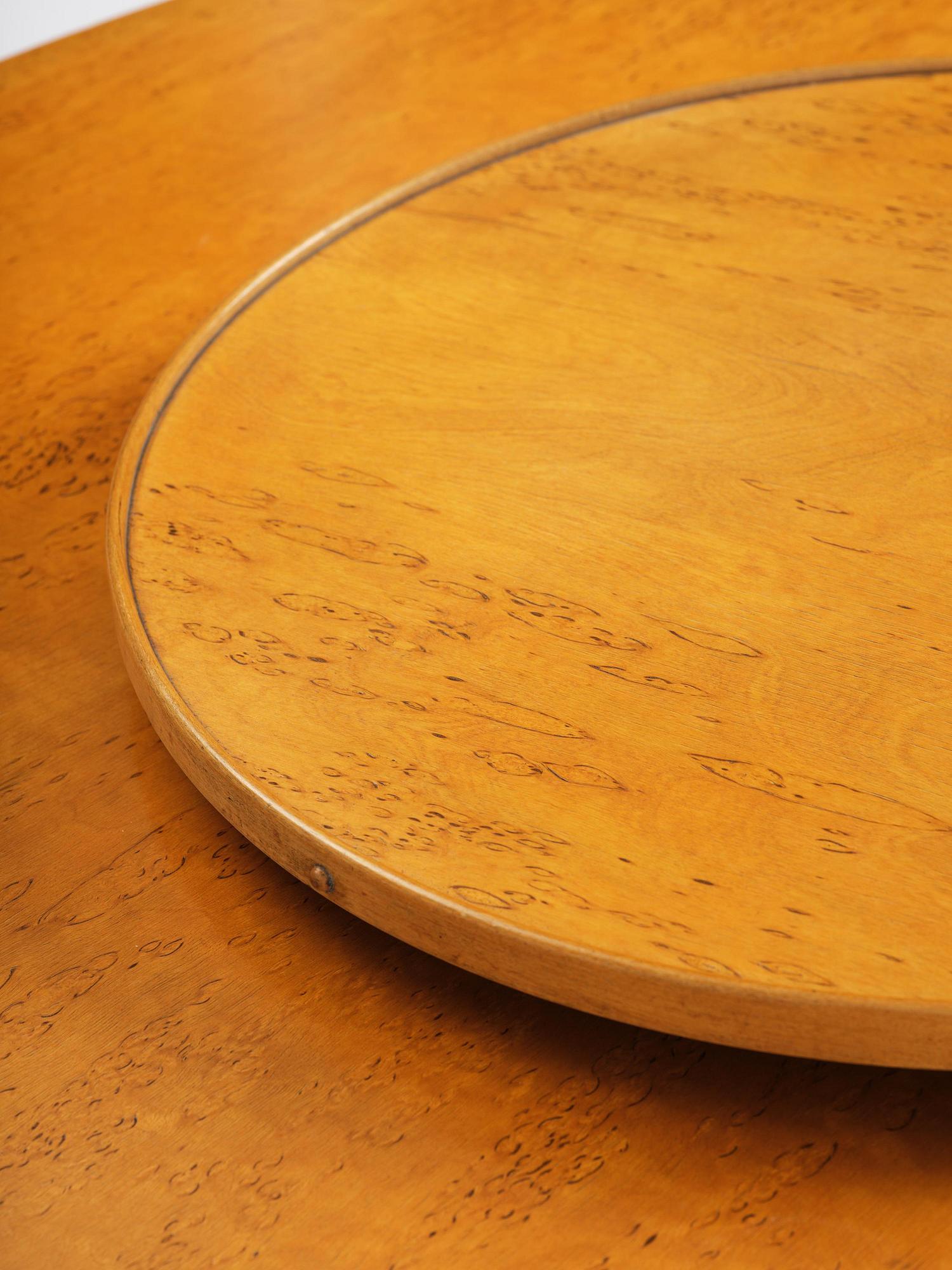 Alvar Aalto, matbord, modell "91", med karusellbricka, O.Y. Huonekalu-ja Rakennustyötehdas A.B, för Finmar Ltd, Finland, 1934-39.