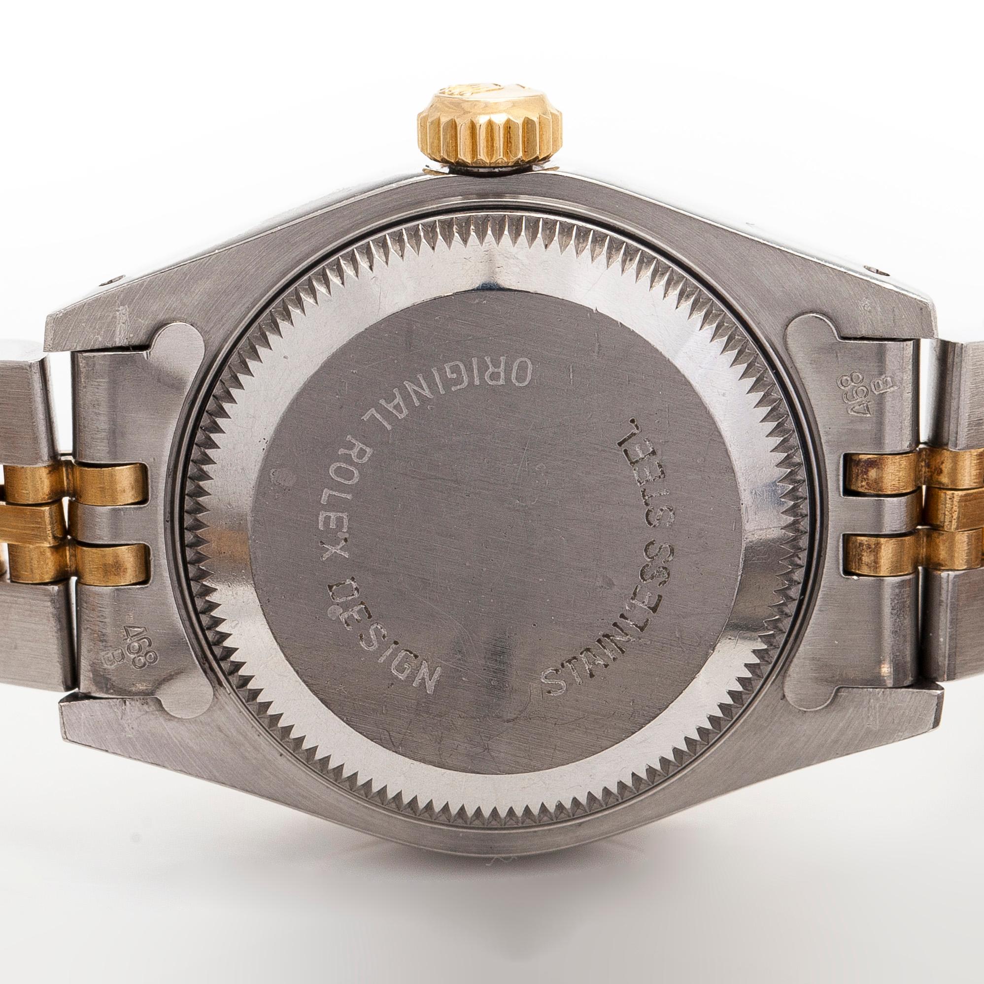 Rolex, Oyster Perpetual Datejust, "Diamond Dial", wristwatch, 26 mm.