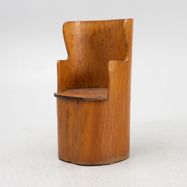 A pine chair, 1945.