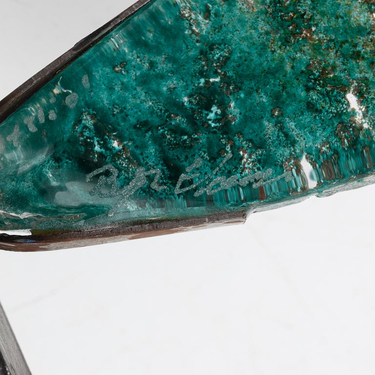 Björn Ekegren, a glass sculpture, signed.