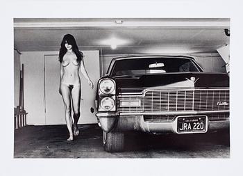HELMUT NEWTON, "Hollywood", 1976, offsetlitografi, sign.