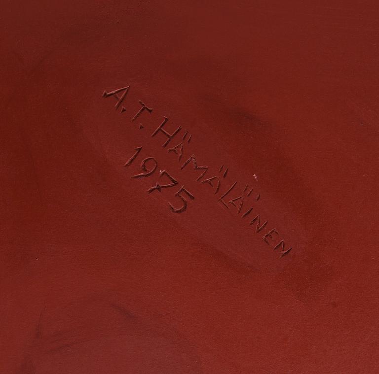 ANTTI HÄMÄLÄINEN, relief, signerad och daterad 1975.