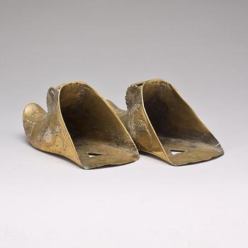 STIGBYGLAR, ett par, Sydamerika/Spanien, 1800/1900-tal.