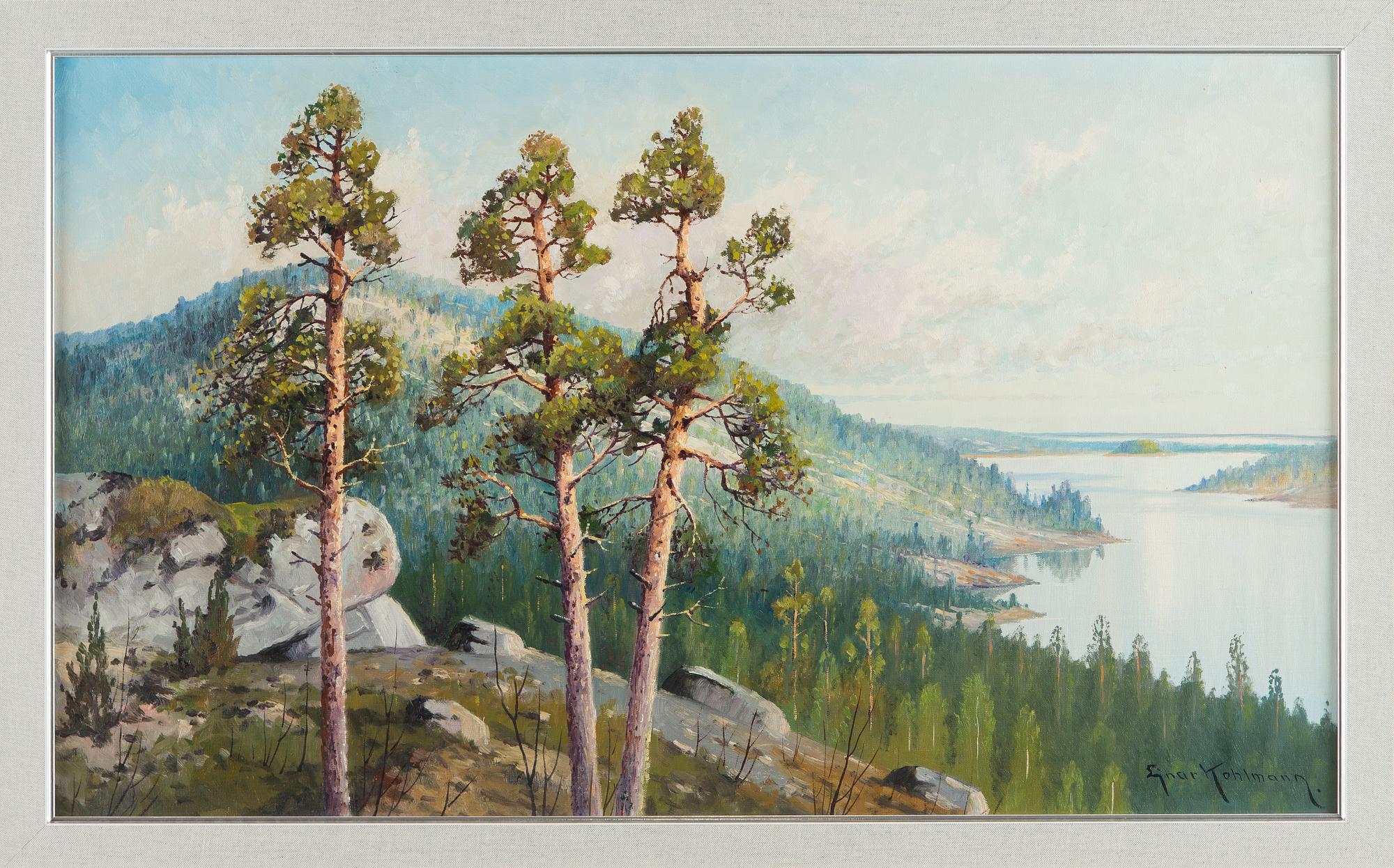Ejnar Kohlmann, Insjölandskap.